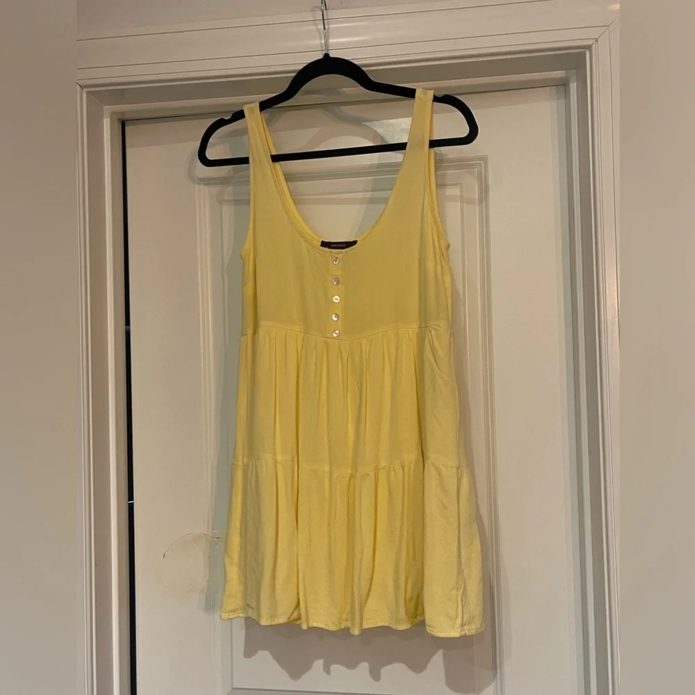 gold mini dress forever 21 Satin Bow-Strap Corset Mini Dress YELLOW / L main image 1